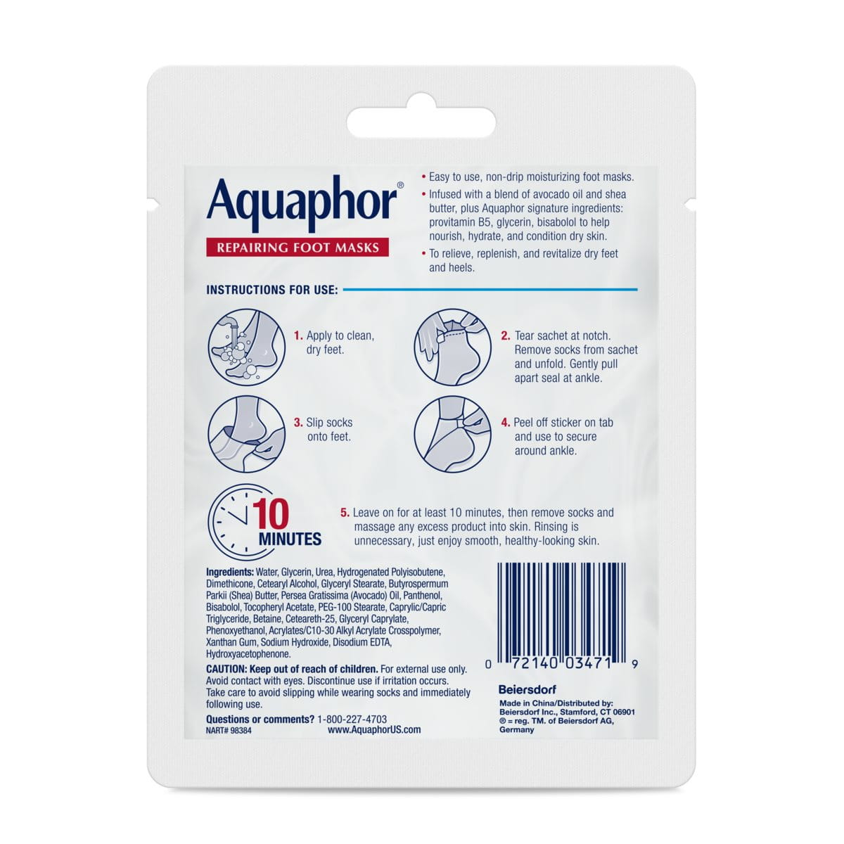 Aquaphor Foot Mask