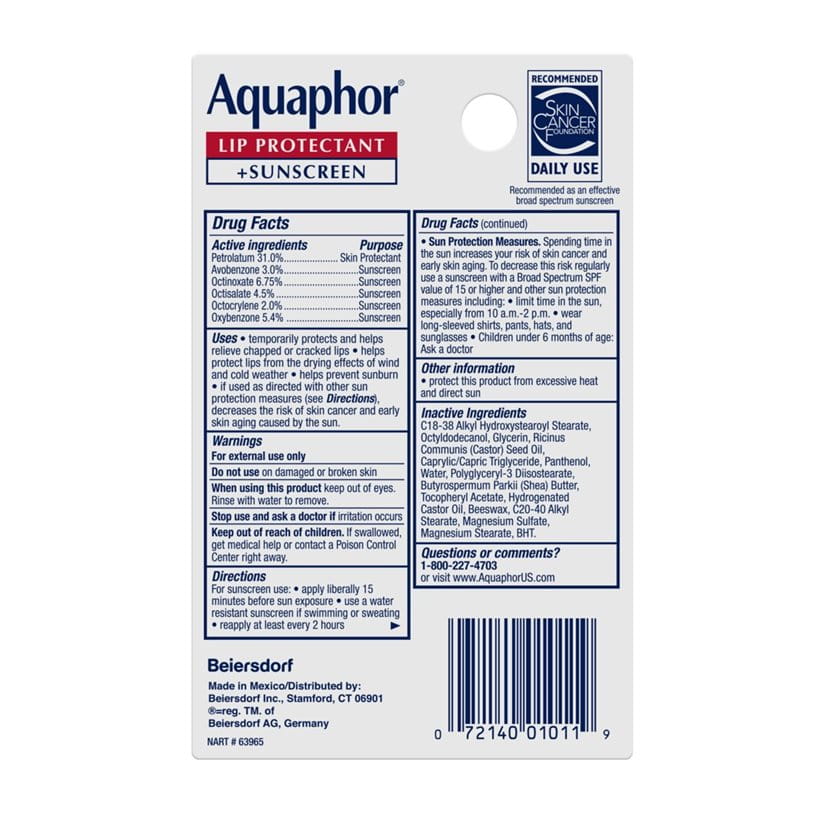 Aquaphor? Lip Protectant + SPF 30